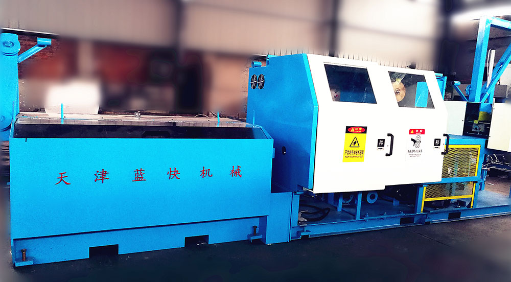 新型拔絲壓扁一體機